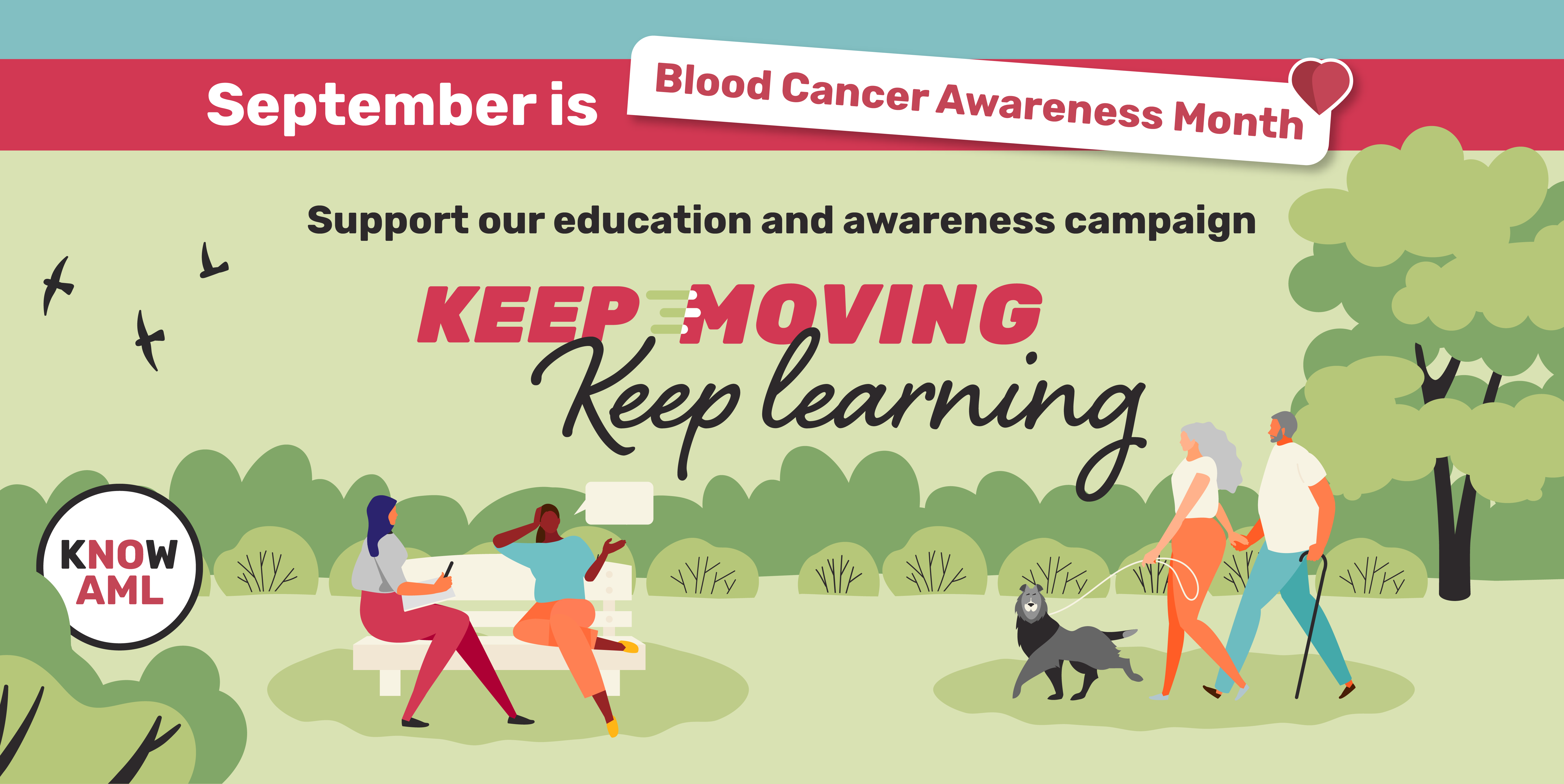 Support our educatinal and awareness campaign: Keep moving, Keep learning